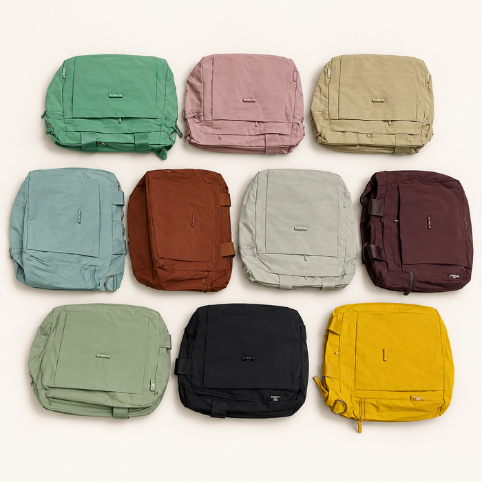 Front-Flap Shoulder Bag — AI-styled image