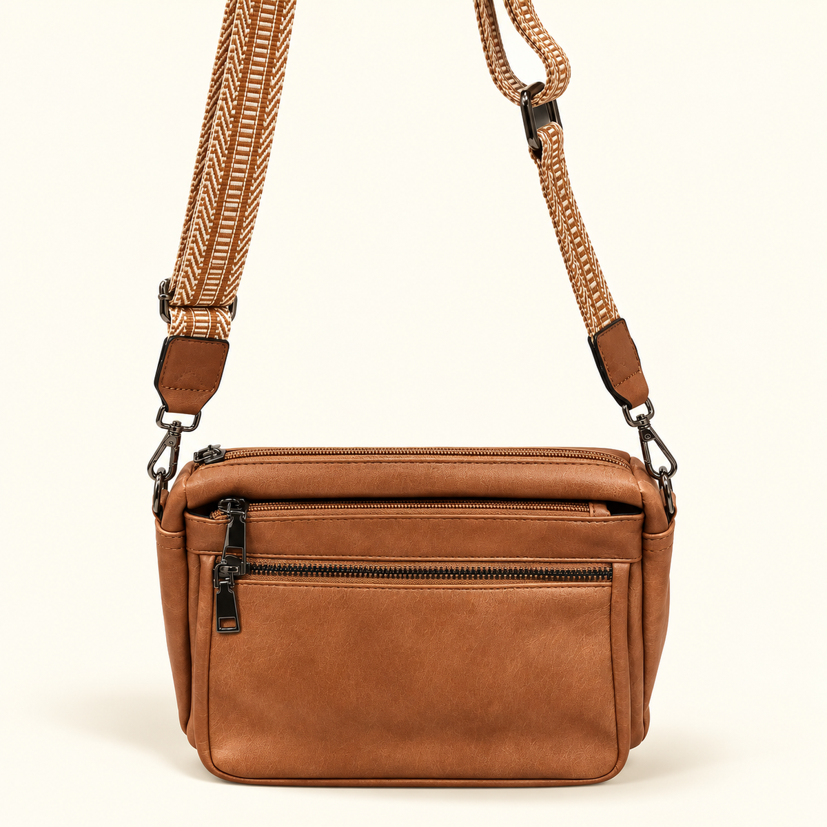 Front Zip Everyday Crossbody