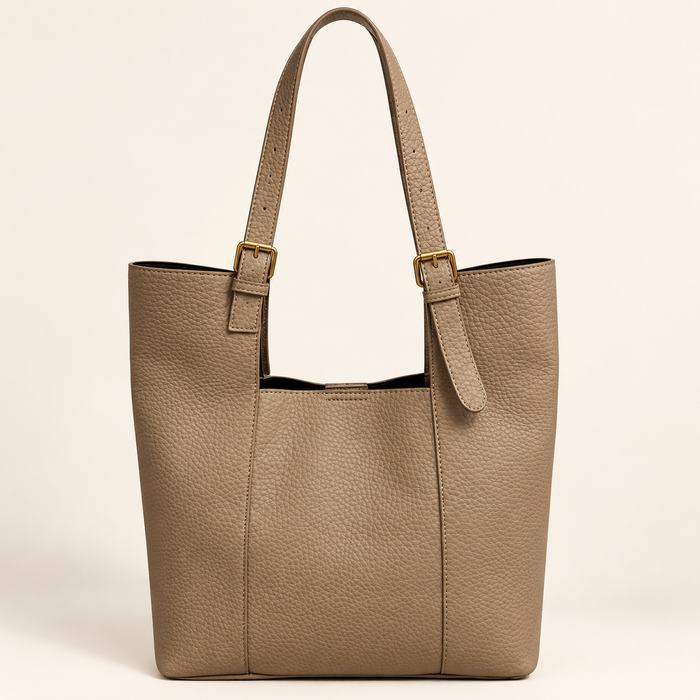 Tall Pebbled Everyday Tote