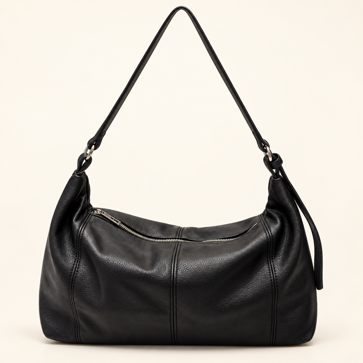 Soft Barrel Shoulder Bag