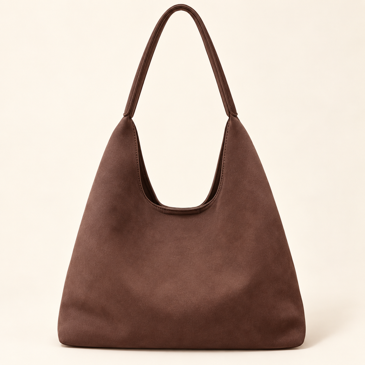Soft Suede Finish Shoulder Hobo