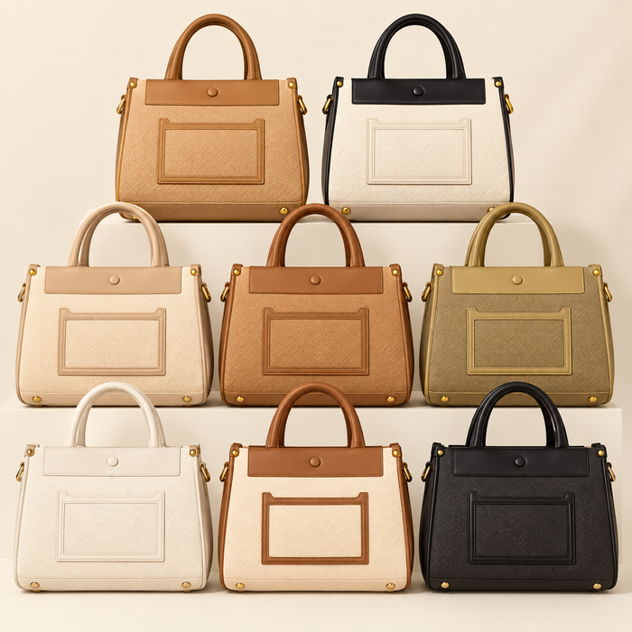 Front Pocket Structured Shopper