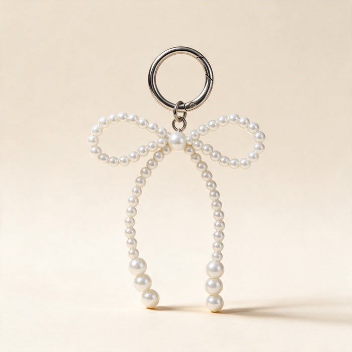 Pearl Ribbon Bag Clip