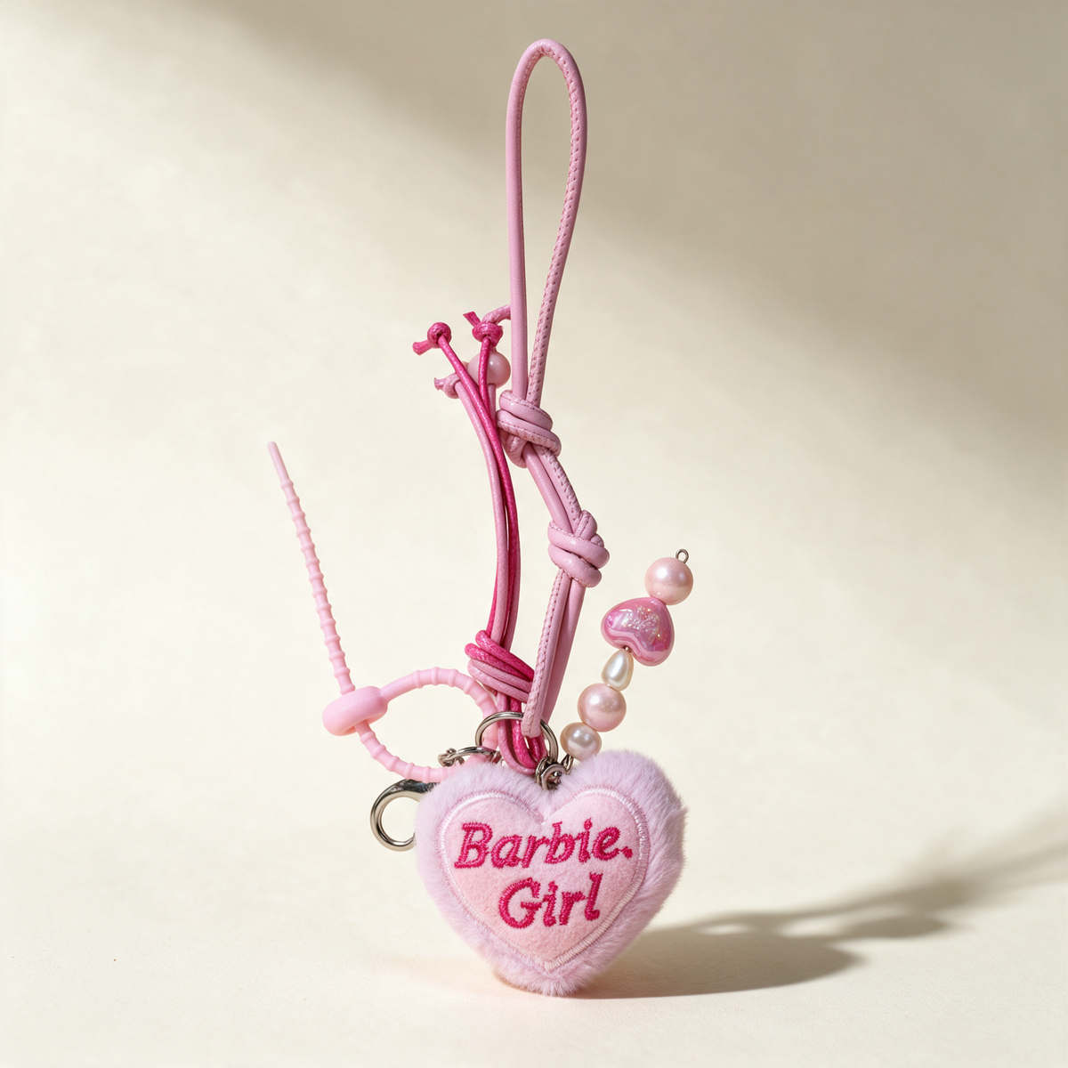 Plush Heart Bag Charm — photo 1
