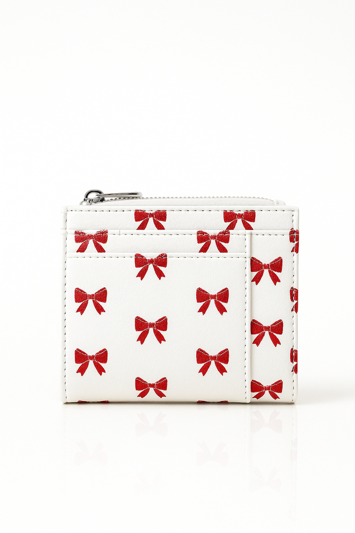 Red Bow Pocket Wallet