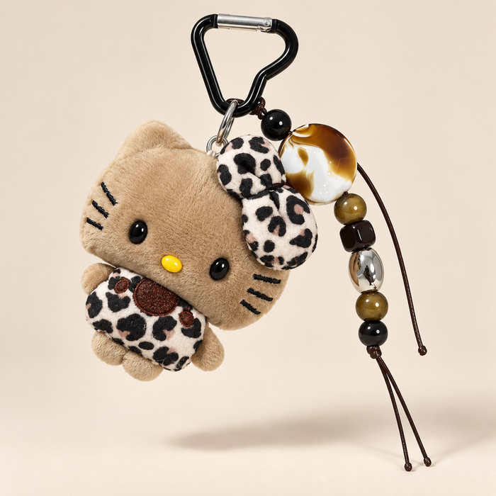 Leopard Teddy Clip Charm