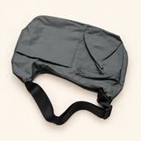 Soft Everyday Hobo Bag — Grey — AI-styled studio image