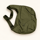 Soft Everyday Hobo Bag — Olive — AI-styled studio image