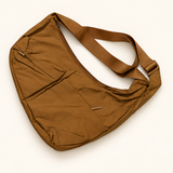 Soft Everyday Hobo Bag — Brown — AI-styled studio image