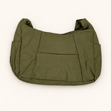 Everyday Shopper Tote — Olive — AI-styled studio image