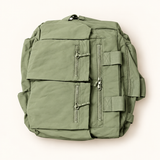 Utility Carryall Bag — Sage — AI-styled studio image