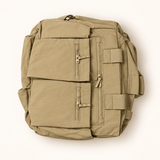 Utility Carryall Bag — Beige — AI-styled studio image