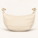 Soft Curve Shoulder Bag — cream — studio image