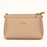 Everyday Multi Zip Sling Bag — beige — studio image