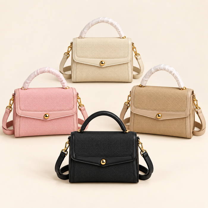 Button Flap Mini Satchel