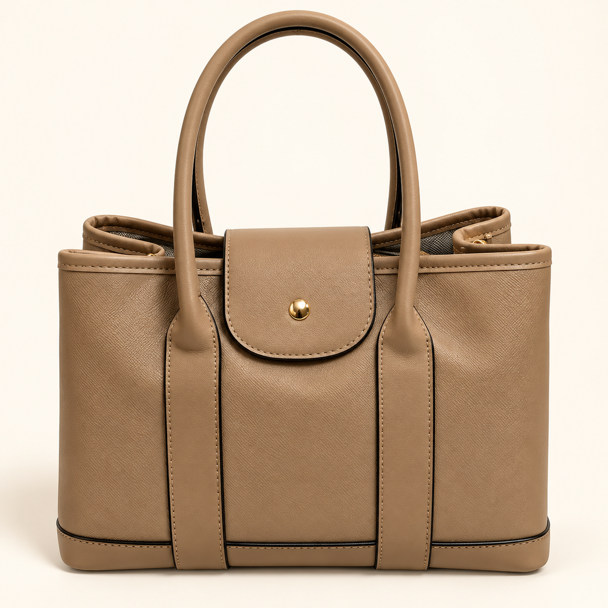 Button Tab Everyday Tote