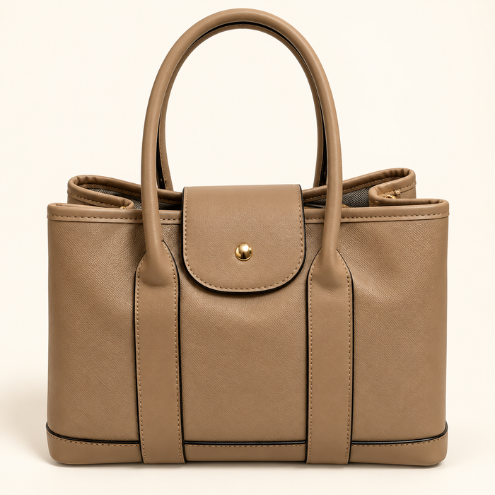 Button Tab Everyday Tote
