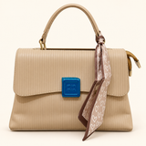 Striped Scarf Mini Satchel
