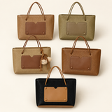 Contrast Patch Mini Shopper