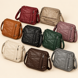 Multi Pocket Texture Crossbody