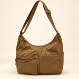Twin Pocket Soft Shoulder Bag