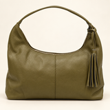 Tassel Accent Shoulder Hobo