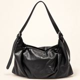 Buckle Strap Slouch Shoulder Bag