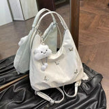 Butterfly Accent Shoulder Bag