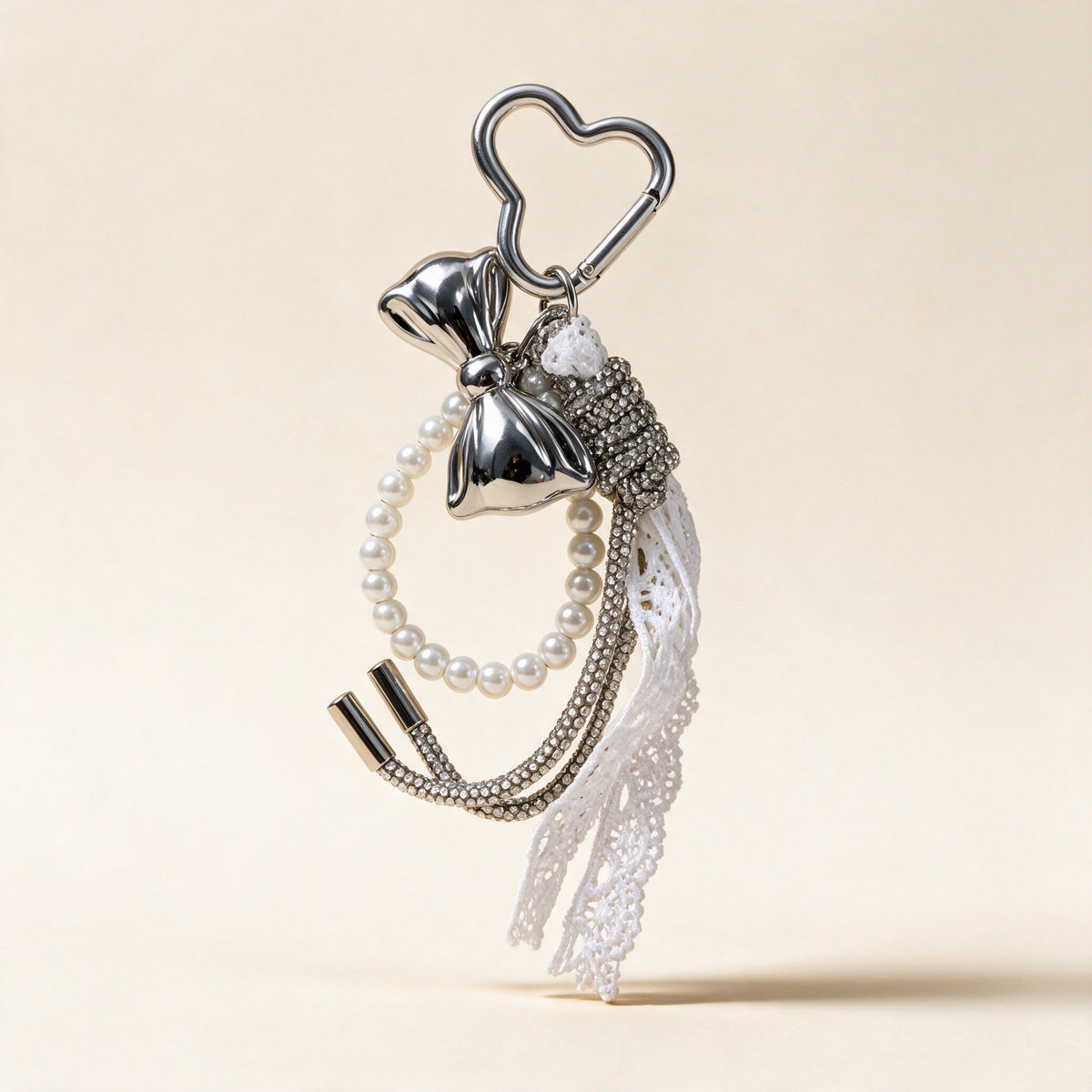 Silver Accent Keychain