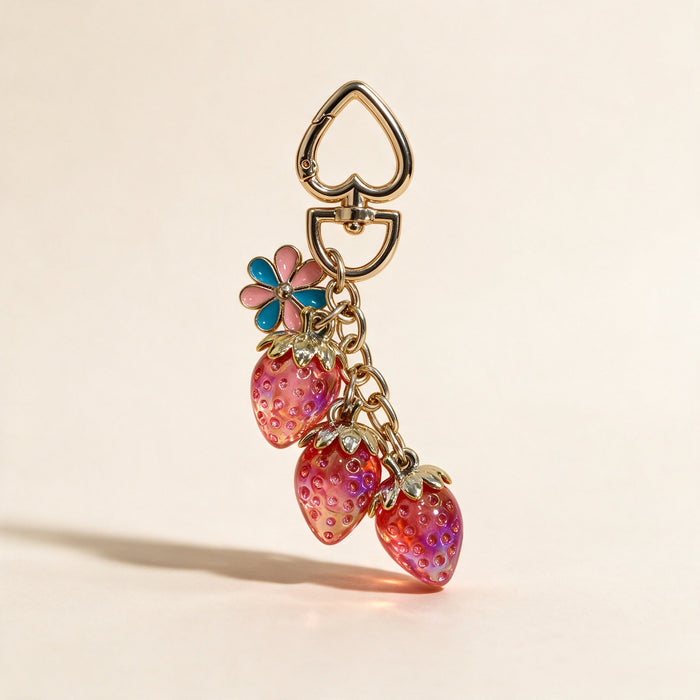 Berry Blossom Keychain