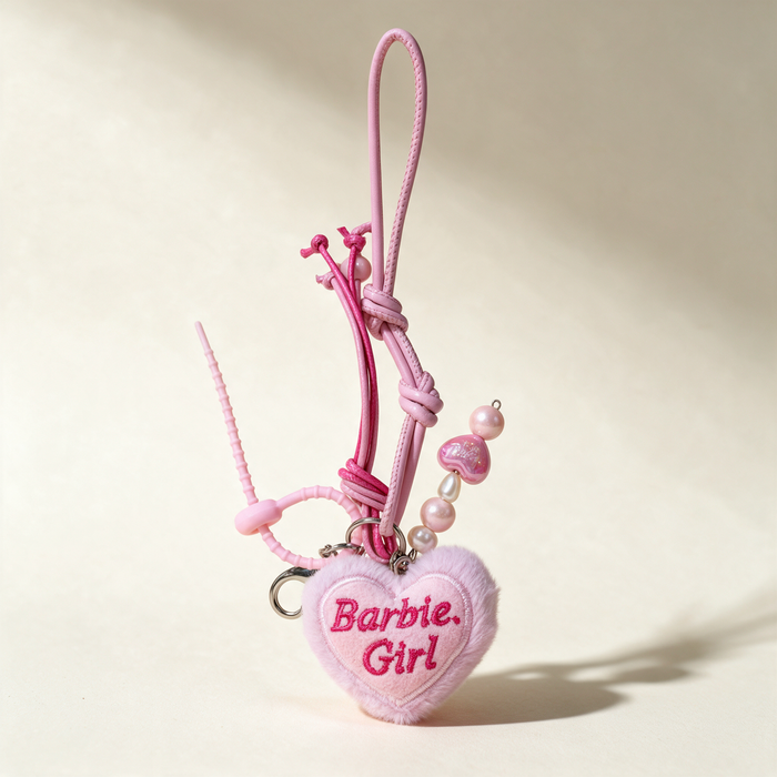 Plush Heart Bag Charm — photo 1