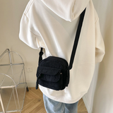 Ribbed Cord Crossbody