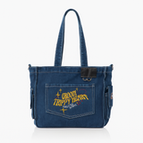 Graphic Denim Shopper