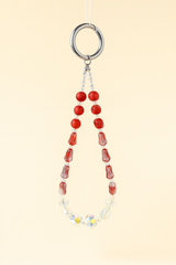 Red Crystal Bead Charm