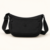 Colour Pop Half Moon Sling — Black — individual studio photo