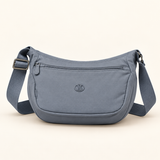 Colour Pop Half Moon Sling — Slate Blue — individual studio photo