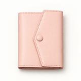 Envelope Snap Wallet — Blush Pink — individual studio photo