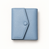 Envelope Snap Wallet — Dusty Blue — individual studio photo
