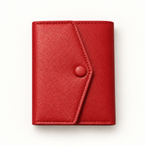 Envelope Snap Wallet — Red — individual studio photo
