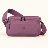 Everyday Nylon Box Sling — Mauve — individual studio photo