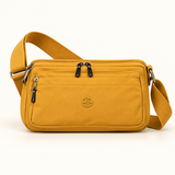 Everyday Nylon Box Sling — Mustard — individual studio photo
