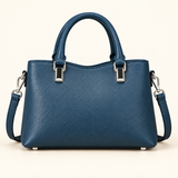 Metal Accent Mini Tote — Blue — individual studio photo