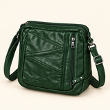 Multi Pocket Texture Crossbody — Green — individual studio photo