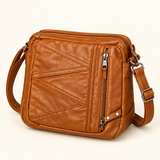 Multi Pocket Texture Crossbody — Tan — individual studio photo