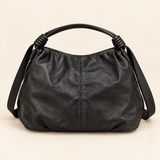 Relaxed Everyday Shoulder Bag — Charcoal — individual studio photo