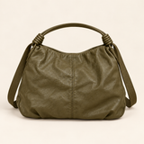 Relaxed Everyday Shoulder Bag — Olive — individual studio photo