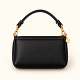 Slim Wallet Crossbody — Black — individual studio photo