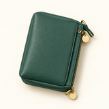 Slim Wallet Crossbody — Green — individual studio photo