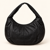Soft Crescent Everyday Hobo — Black — individual studio photo